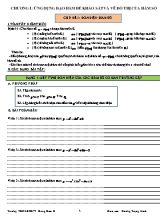 Bài tập Toán Lớp 12 - Chương I Ứng dụng đạo hàm để khảo sát và vẽ đồ thị của hàm số - Dương Trọng Minh
